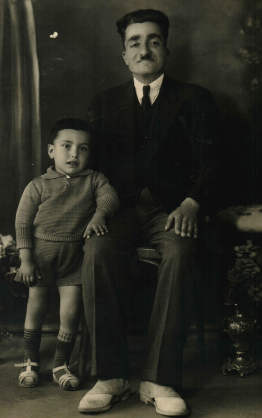 Vaghinak and Smbat Jr. in Lebanon, 1937